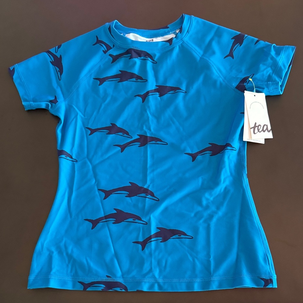 Tea Collection Kids Ocean Blue Rashguard